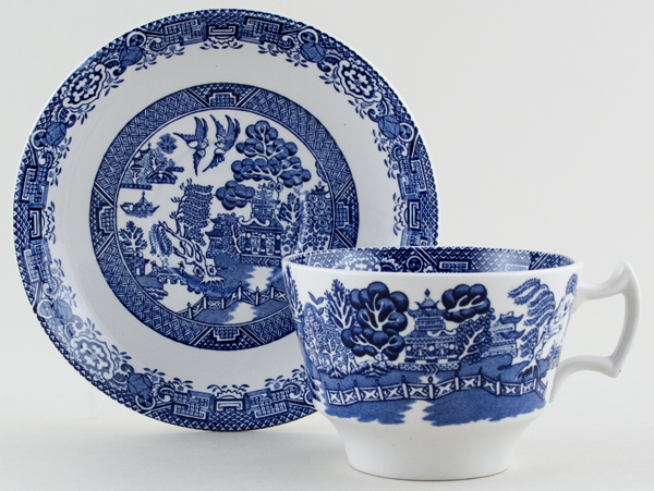 Breakfast Cup and Saucer c1950s